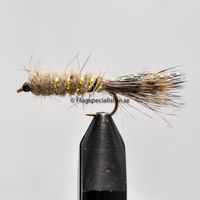 Buy Hare's Ear Gold Ribbed Wtd. size 10 | Fly fishing is our thing | The flyspecialist