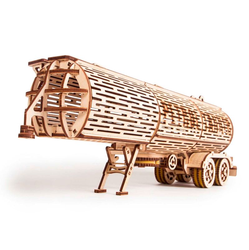 Wood Trick Wooden Model Kit - Tank Trailer - Tillbehör till Big Rig