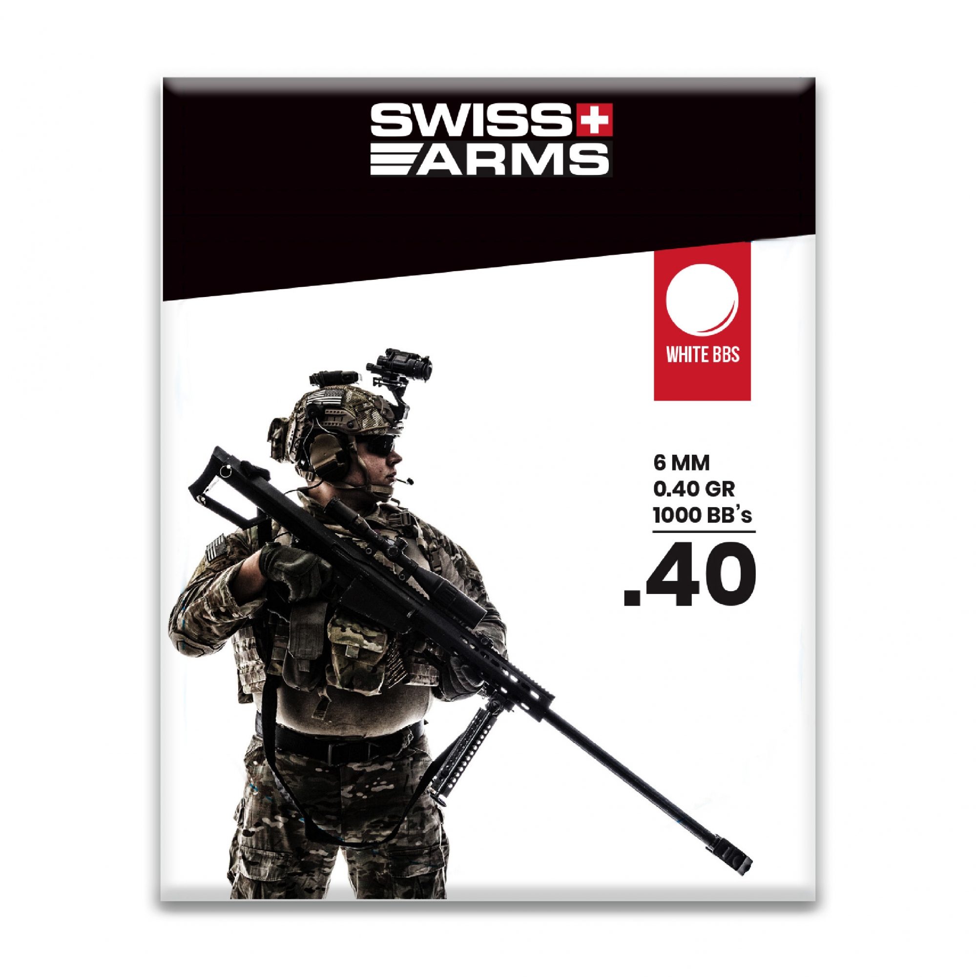 Swiss Arms 0,40g BB White – 1000 bbs