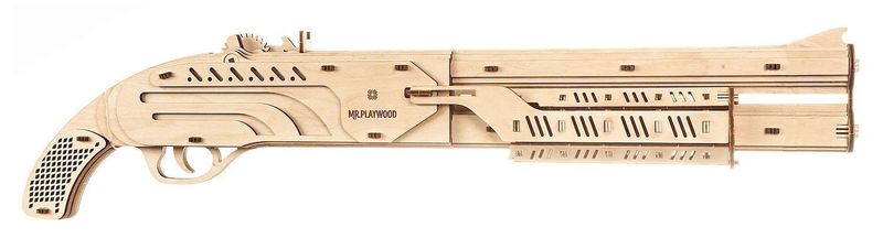 Mr. PlayWood Shotgun - Wooden Model Kit