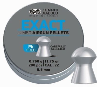 JSB Exact Jumbo lead free, 5,5mm - 0,760g