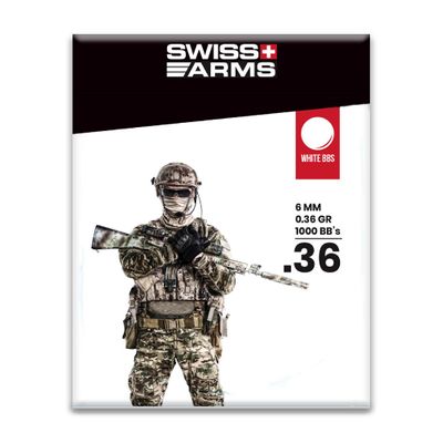 Swiss Arms 0,36g BB White - 1000 bbs