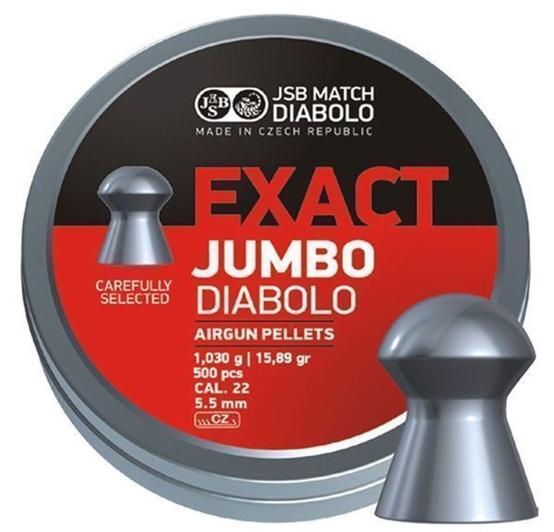 JSB Exact Jumbo, 5,52mm - 1,030g - 500st