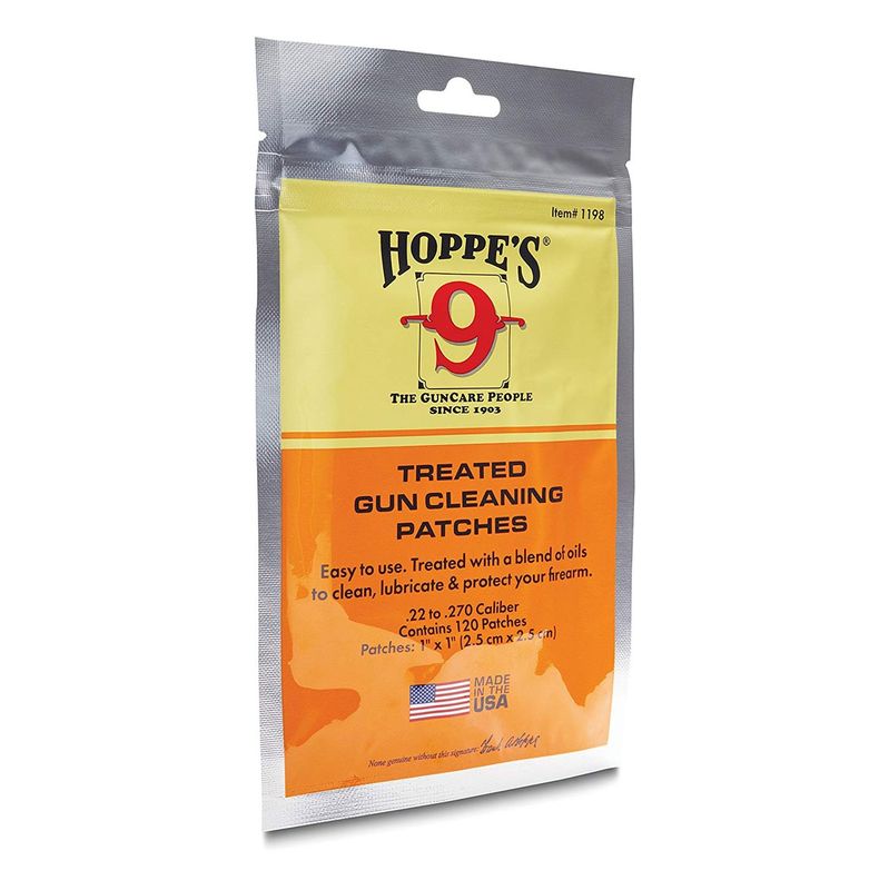 Hoppe's .22 Treated Patches Bag Draglappar