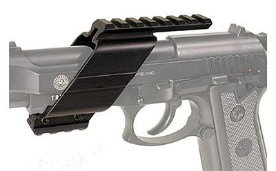 Scope Mount Base för pistoler, Universalmodell i aluminium