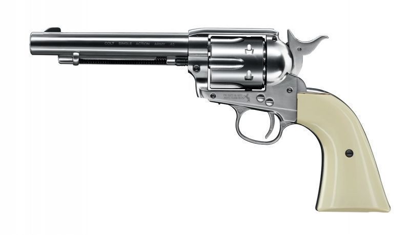 Colt Single Action Army 45 ”Peacemaker”, nickel 4,5mm