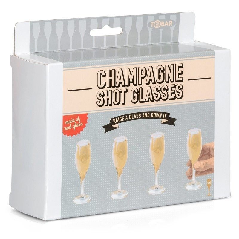 Champagne Shotglas 4st