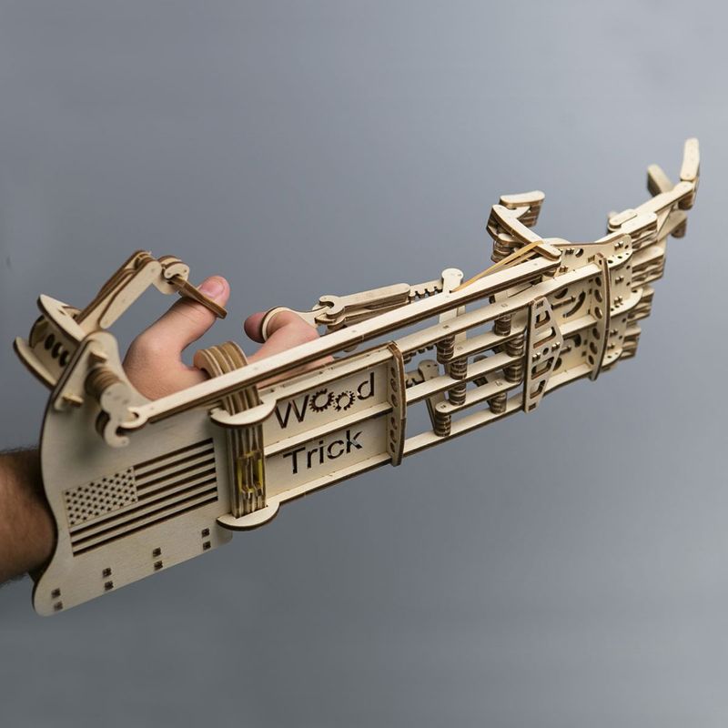 Wood Trick Wooden Model Kit - Mekanisk Hand