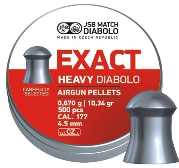 JSB Exact Heavy, 4,52mm – 0,670g