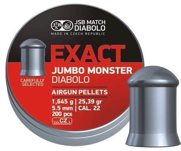 JSB Exact Jumbo Monster, 5,52mm – 1,645g – 200st