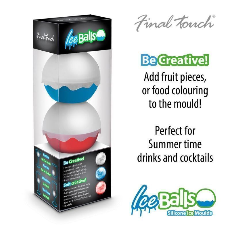 Final Touch Ice Ball Moulds - Set of 2