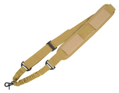 Vapenrem, 1 Point Bungee Sling Tan