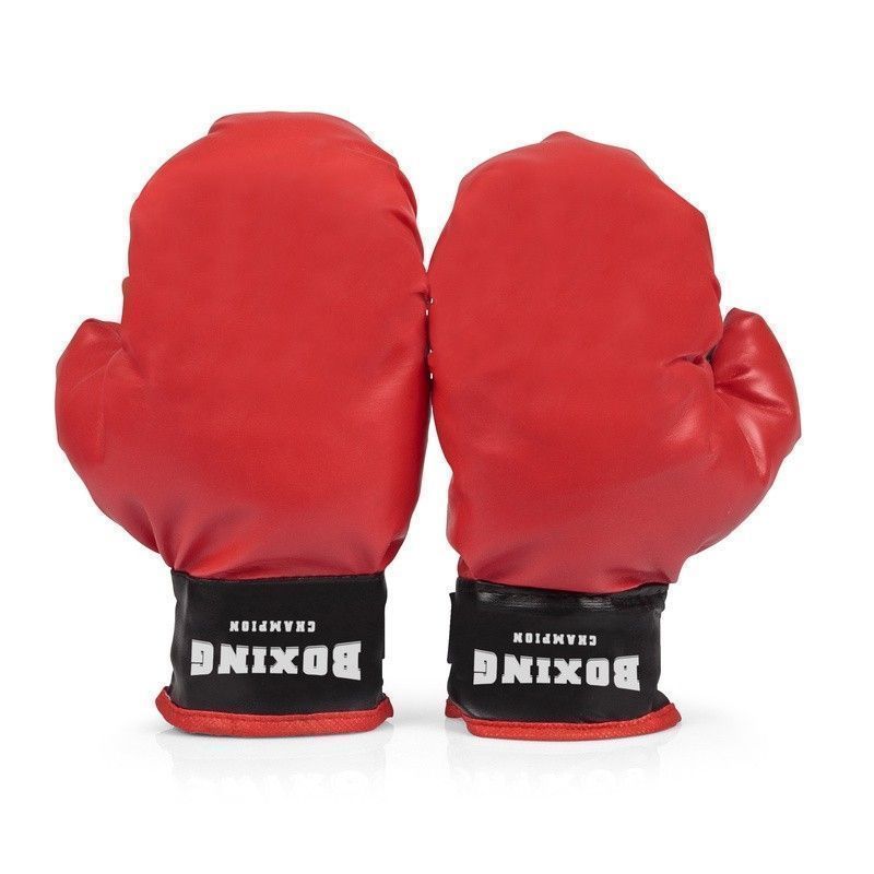 Boxningssäck med handskar
