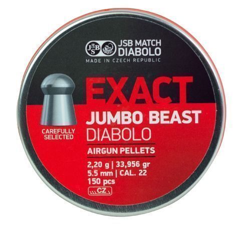 JSB Exact Jumbo Beast, 5,52mm – 2,200g – 150st