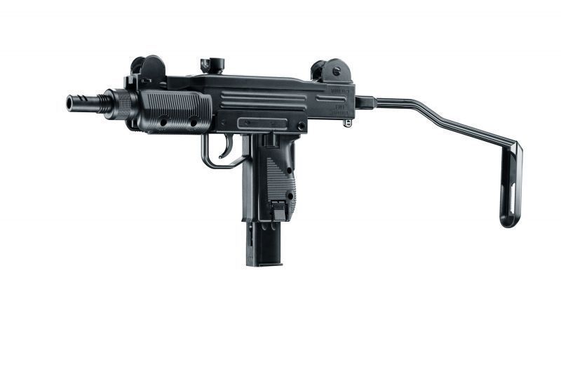Pistole Airsoft Federdruck Maschinenpistole Plastik Replika Mini Uzi 1000 Stück Plastik muniton 6 mm BB 