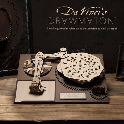 Robotime Da Vinci´s Drawmaton The Gambler - Drawing machine 