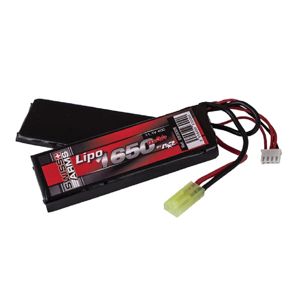 Swiss Arms Lipo 11,1V 1650mAh 40C Twin