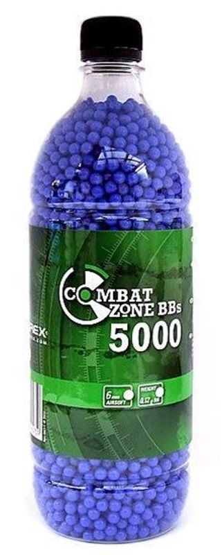 Combat Zone Amo 0,12g ca 5000st i flaska, blå