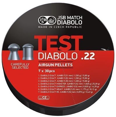 JSB Exact Test 7X30st, 5,5mm
