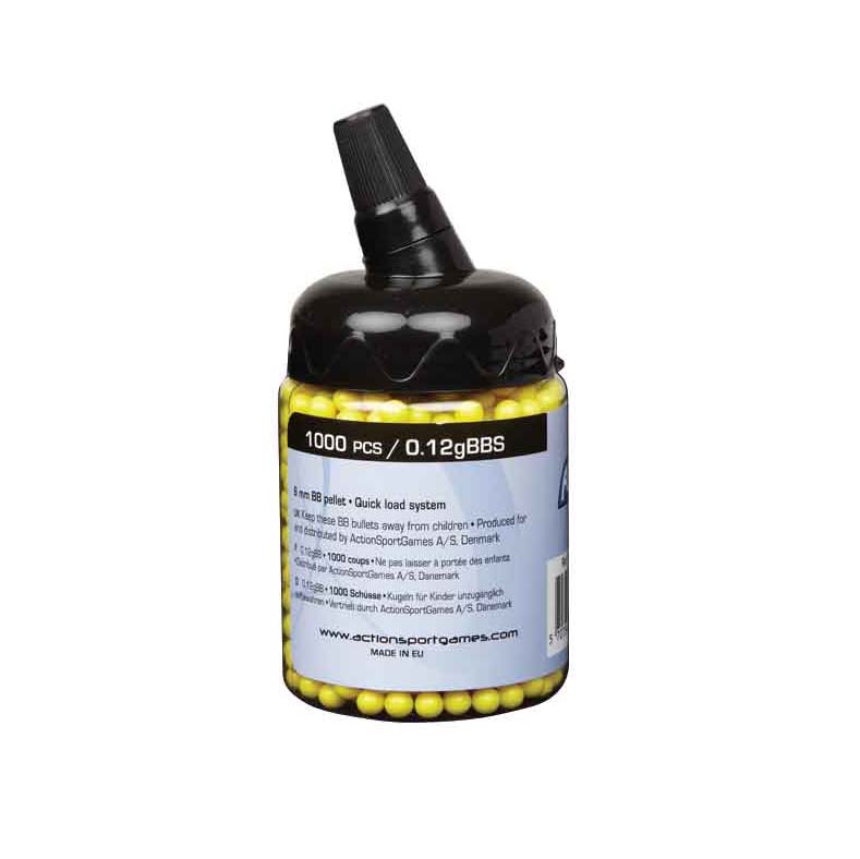 ASG – Airsoftkulor 0,12g 1000st i flaska