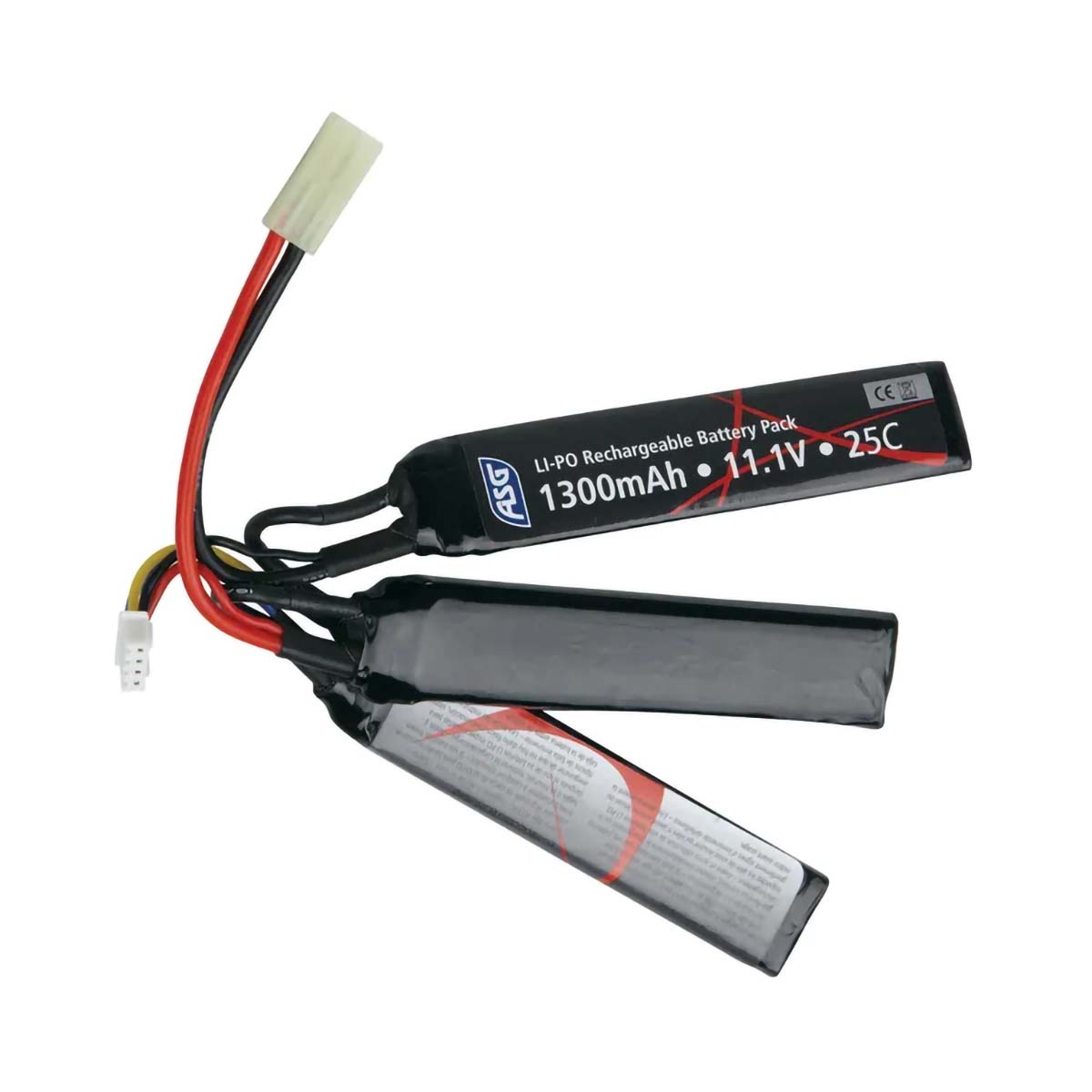 ASG – Li-PO Batteri 11,1V 1300mAh, 3-Sticks