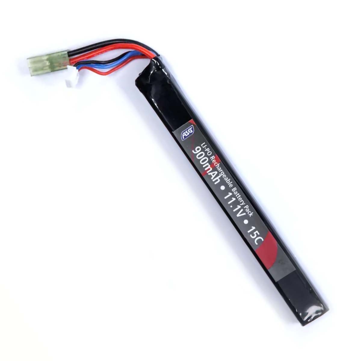 ASG – Li-PO Batteri 11,1V 900mAh 15C, Mini Tamiya