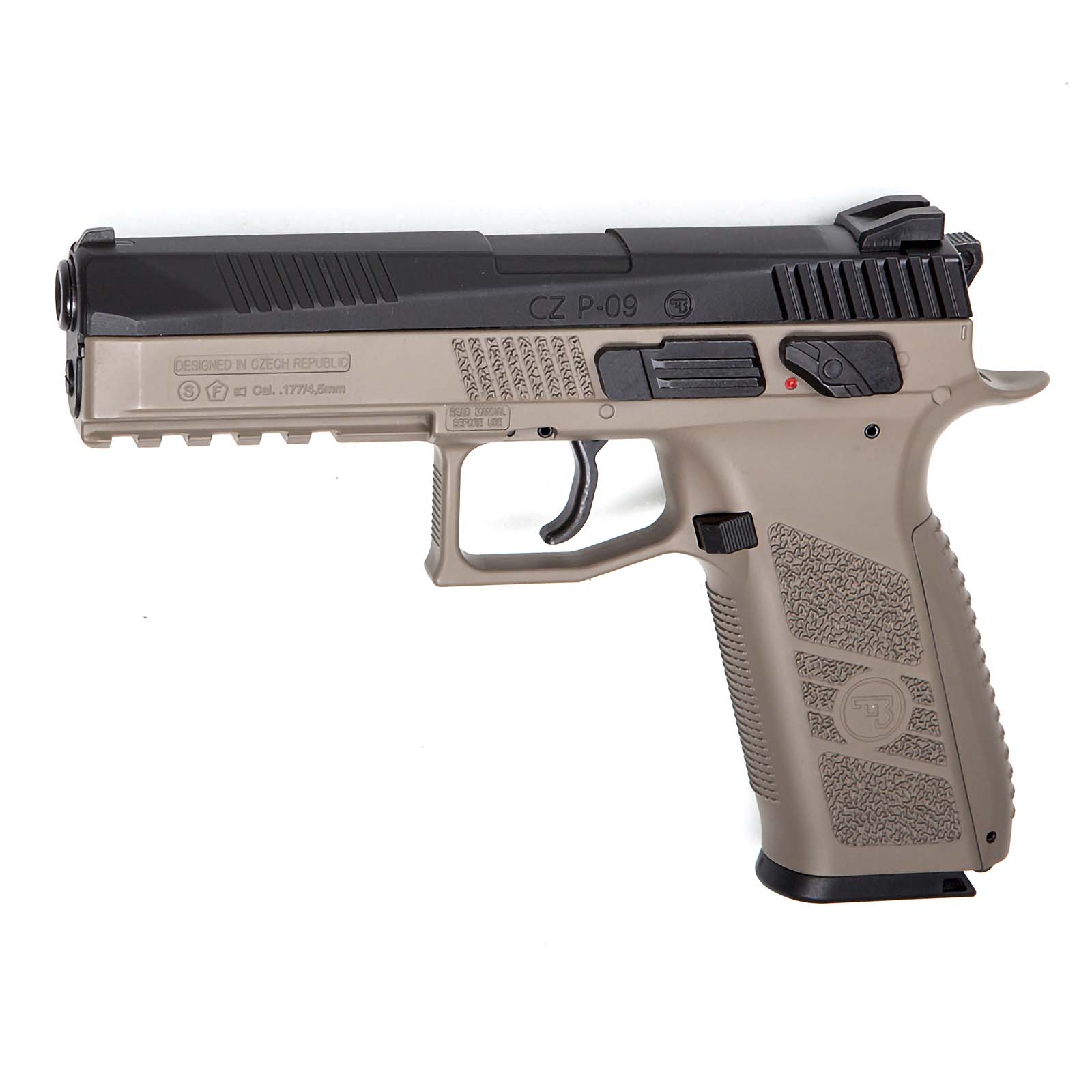 ASG - CZ P-09 Dual Tone FDE - [ GBB, Co2, Diabolo 4.5mm ]
