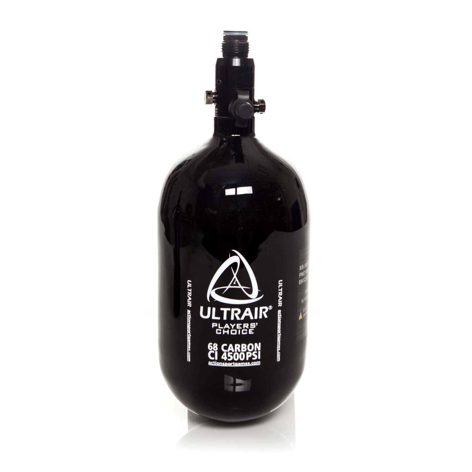 ULTRAIR - HPA Tank, 1.1 liter, 68ci, 4500 psi carbon, incl. regulator