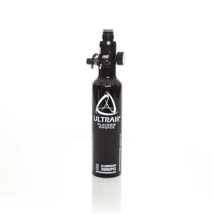 ULTRAIR – HPA Tank, 0,2 liter, 13ci, 3000 psi, aluminium, incl. regulator