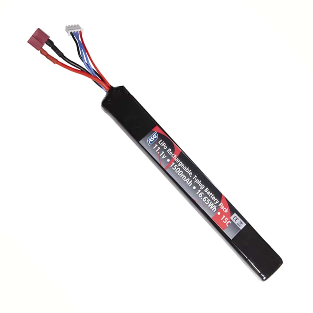 ASG – Li-PO Batteri 11,1V 1500mAh 15C, Deans