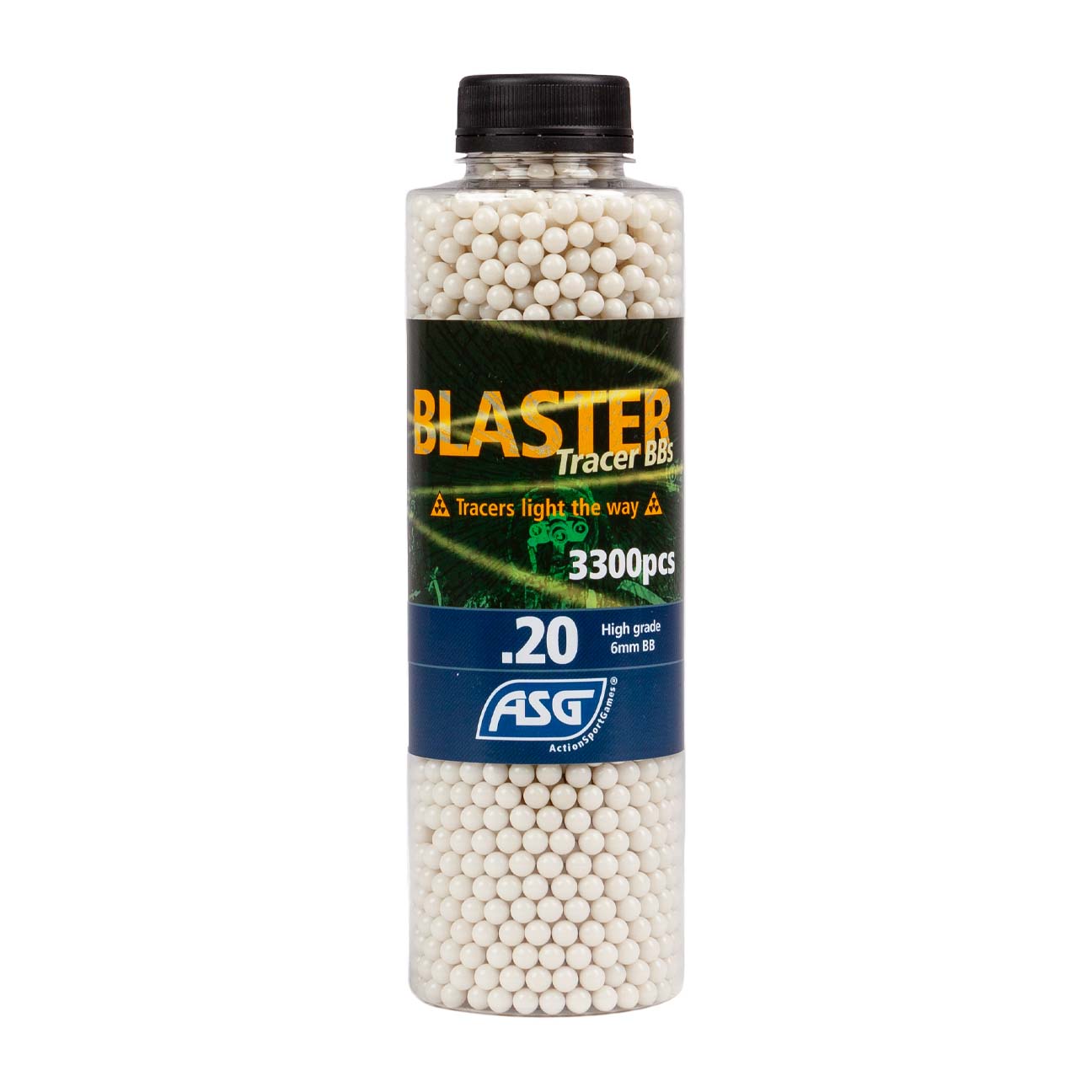 ASG – Blaster Tracer Green 0,20g 3300st i flaska