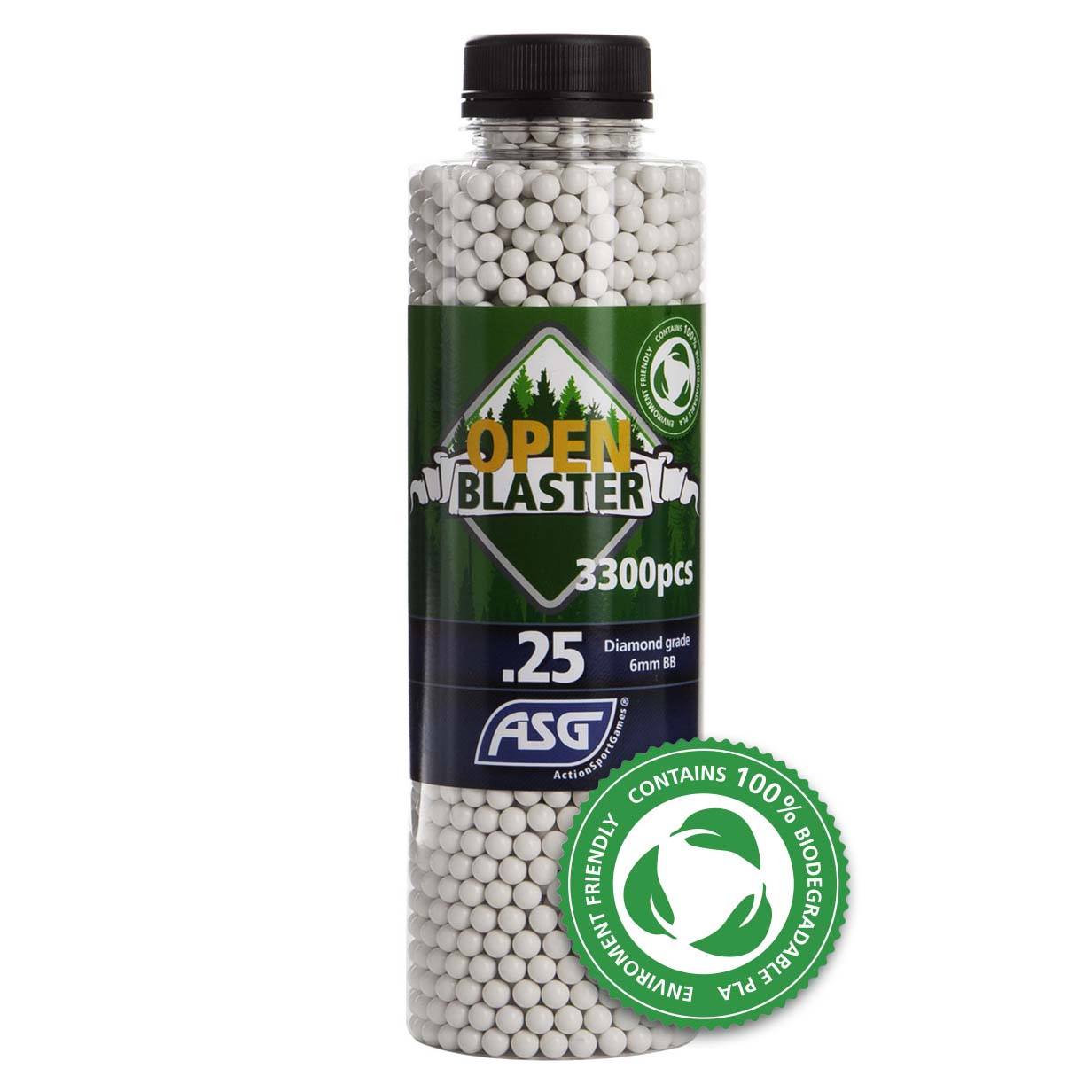 ASG – Open Blaster 0,25g 3300st i flaska