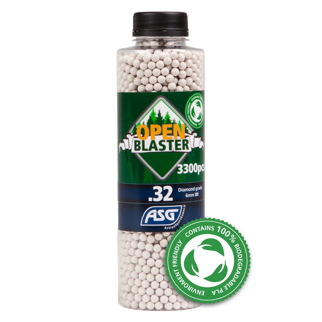 ASG – Open Blaster 0,32g 3300st i flaska