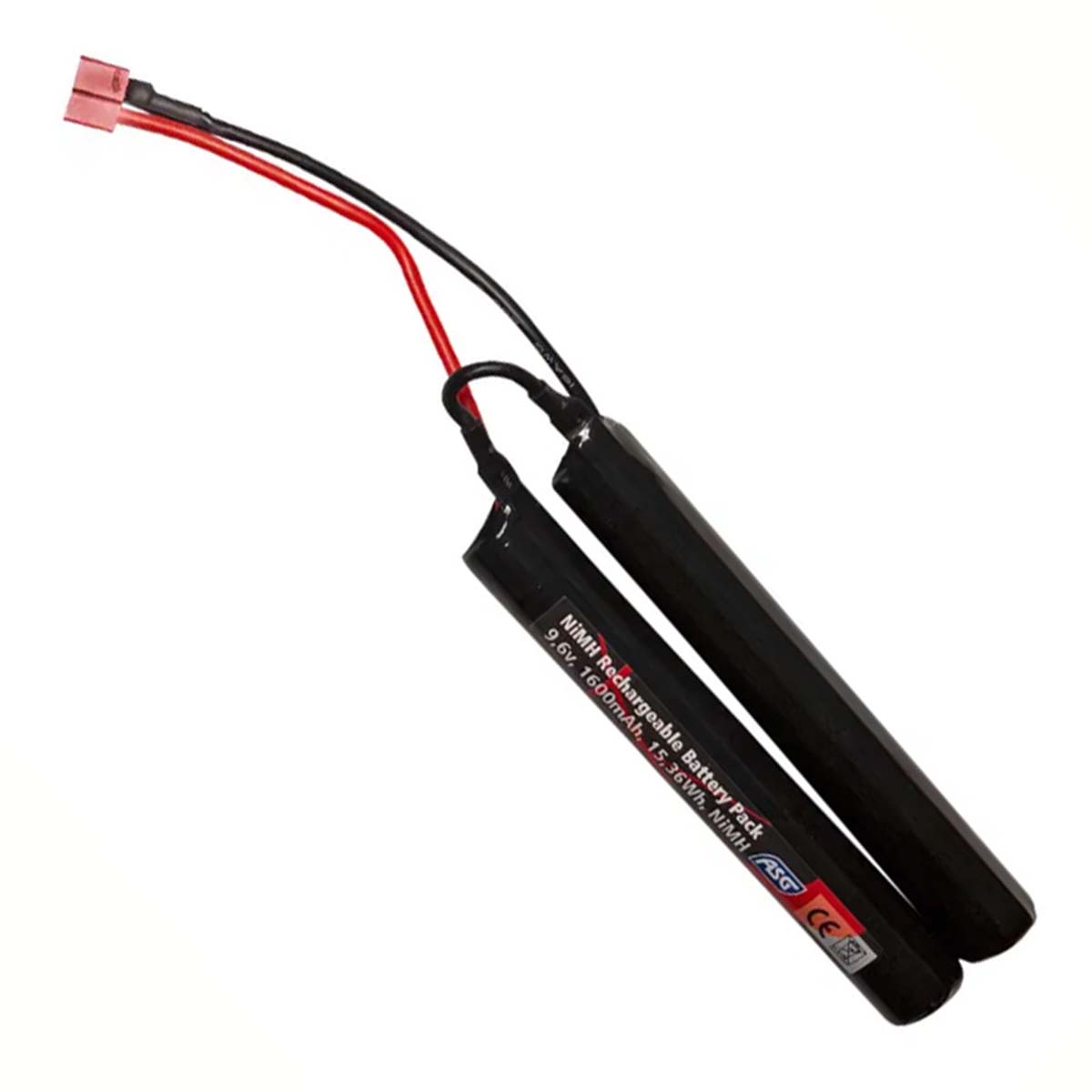ASG – NiMH Batteri 9,6V 1600mAh, 2-Sticks Deans