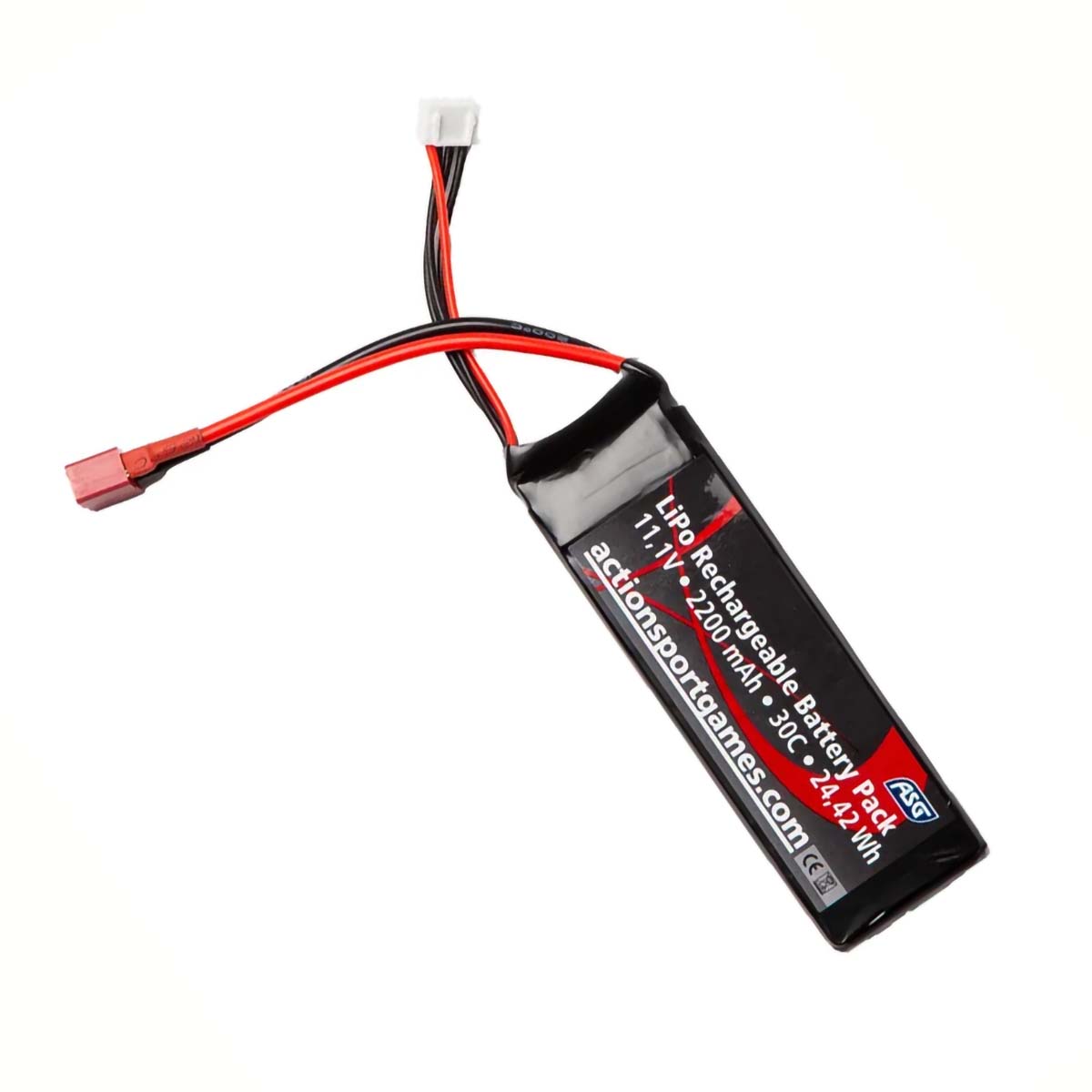 ASG – Li-PO Batteri 11,1V 2200mAh 30C, Deans