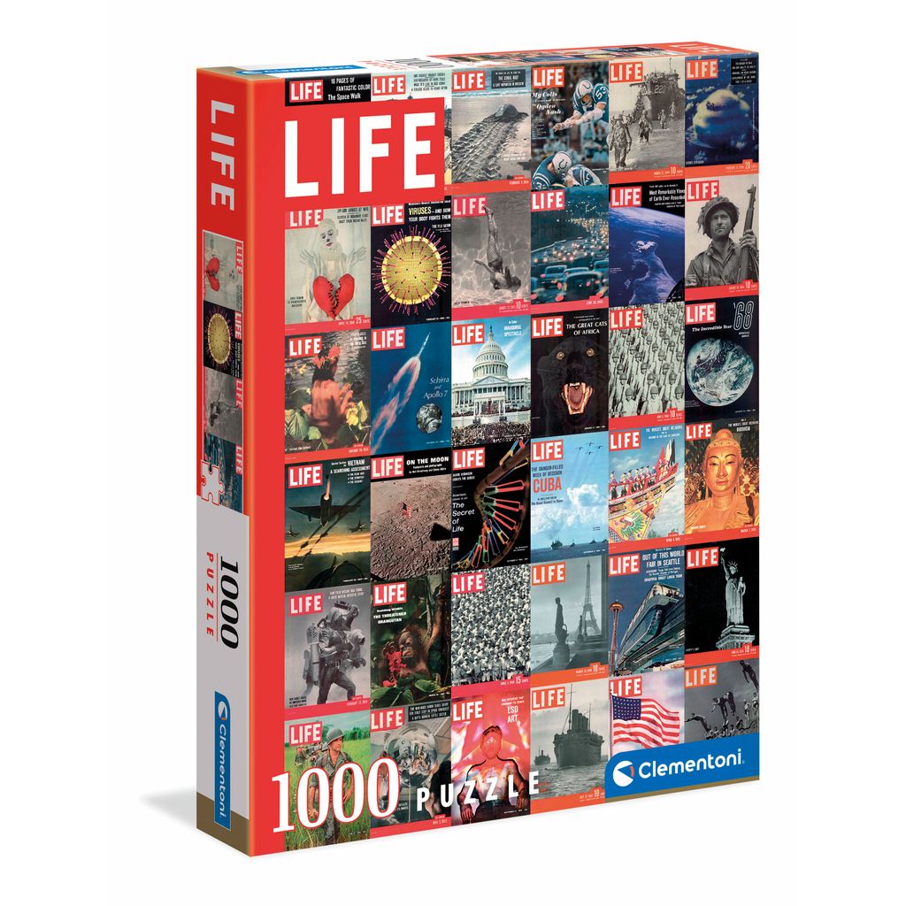 Pussel 1000 Bitar Life Magazine Collection Covers