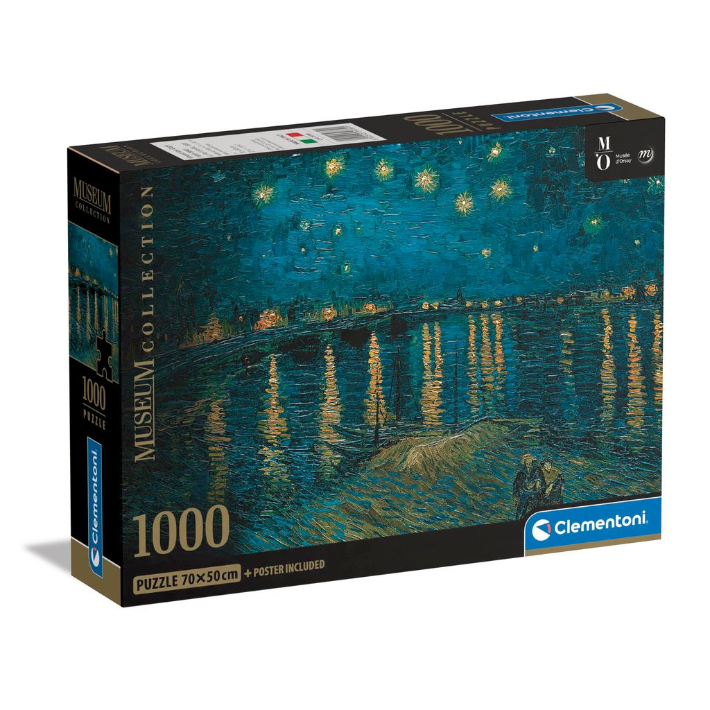 Pussel 1000 Bitar Museum Collection Van Gogh Starry Night on the Rhone