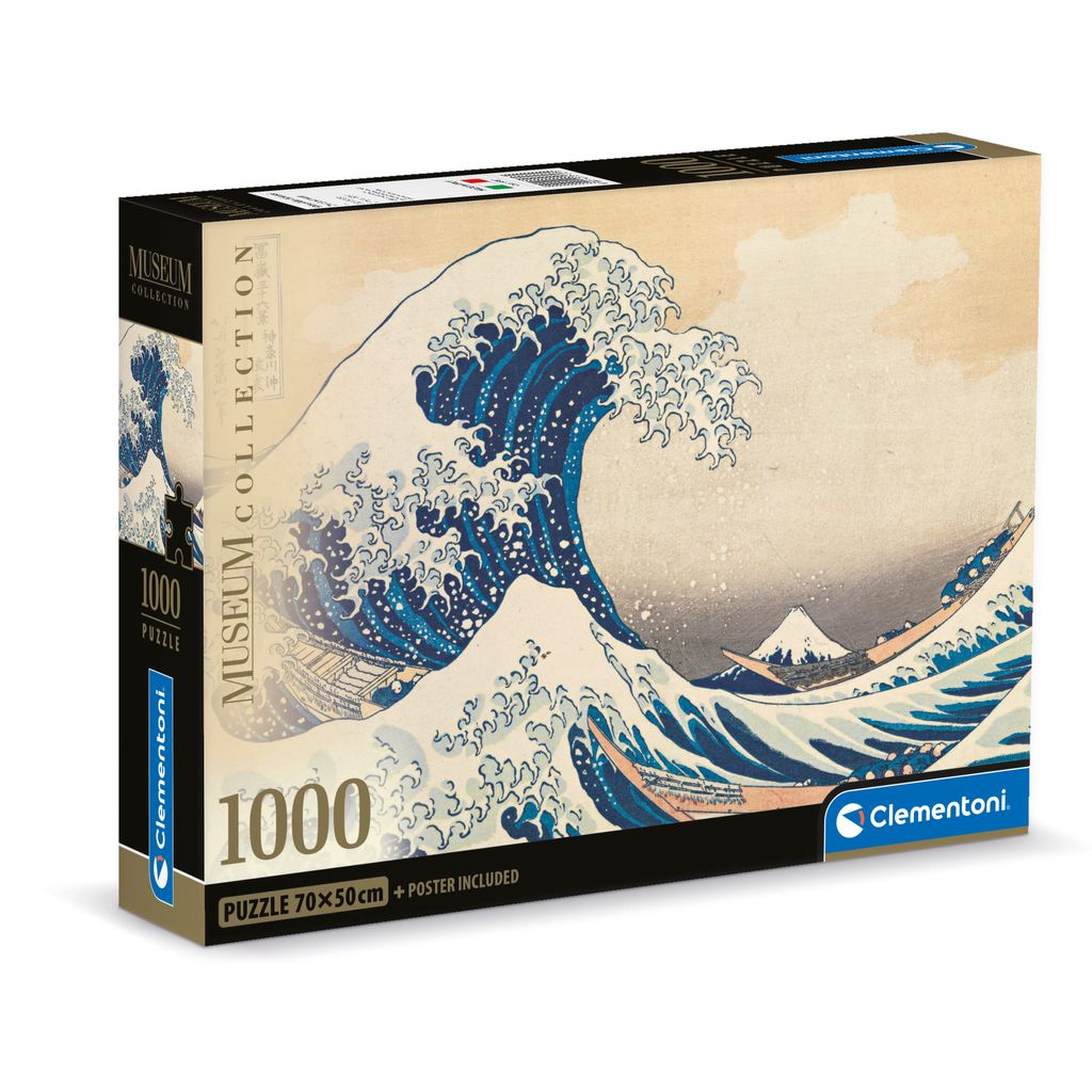 Pussel 1000 Bitar Museum Collection Hokusai The Great Wave