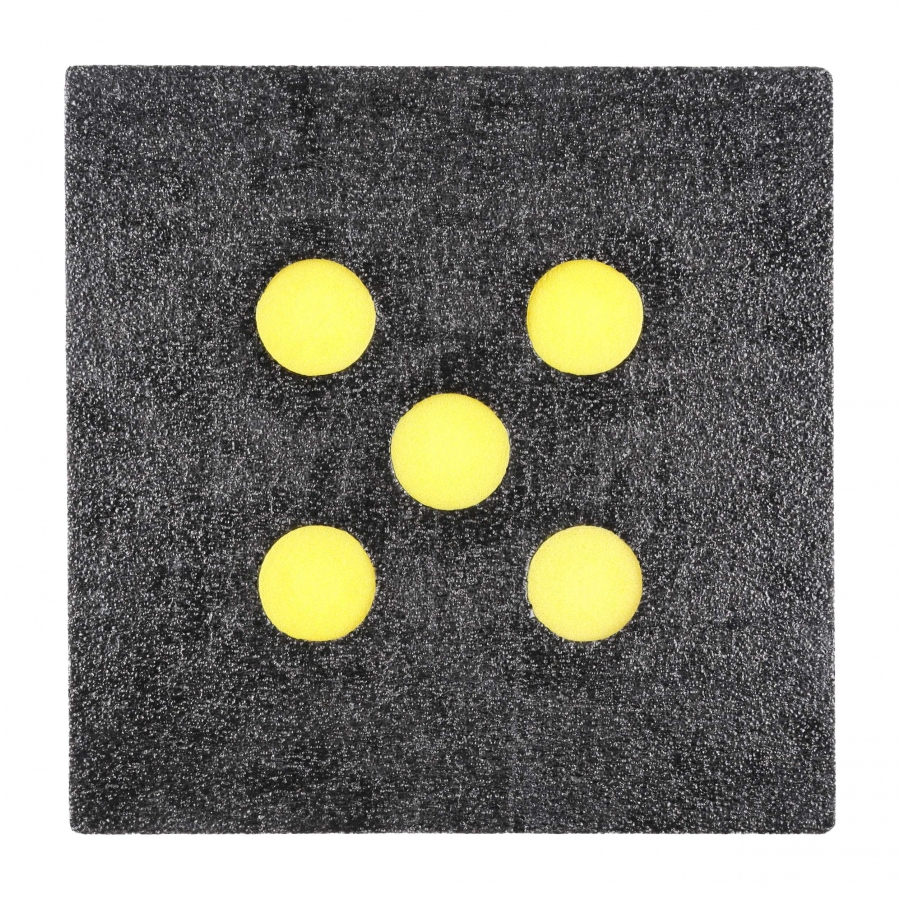 Skjutmål för Blåsrör i Skumgummi, 40x40x5cm