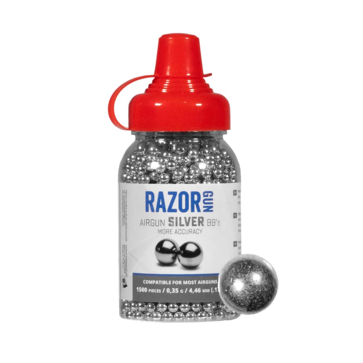 RazorGun Stålrundkulor 4,46mm 1500st