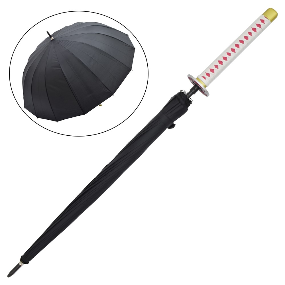 Paraply Katana - Svart/Vit