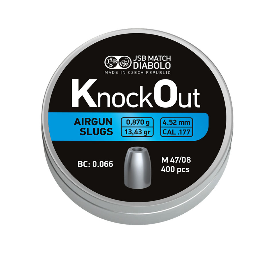 JSB KO Slugs 4,52mm 0,870g 400st