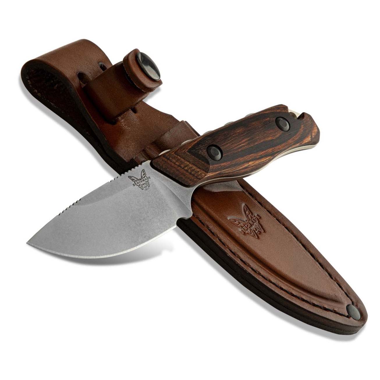 Benchmade 15017: Hidden Canyon Hunter w Wood Handle