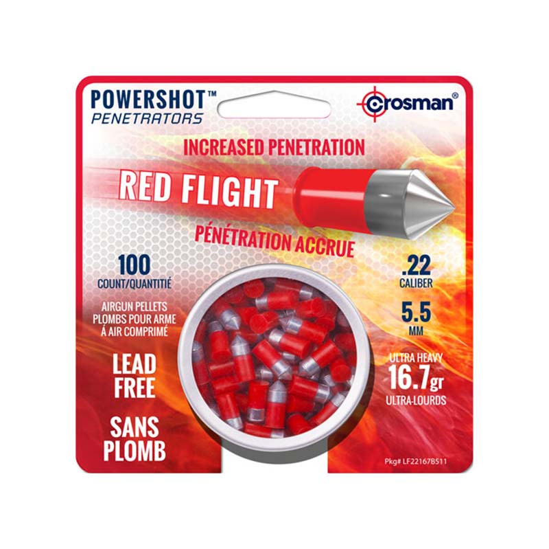 Crosman Red Flight Penetrator Pellet 5,5mm 1,08g 100st