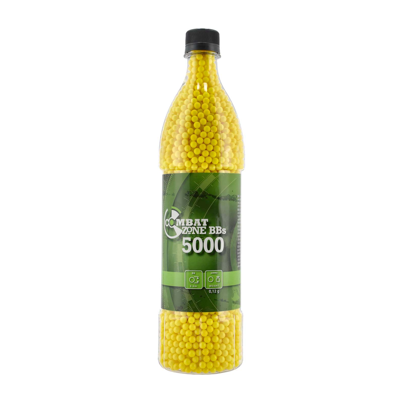 Combat Zone Amo 0,12g ca 5000st i flaska, gul