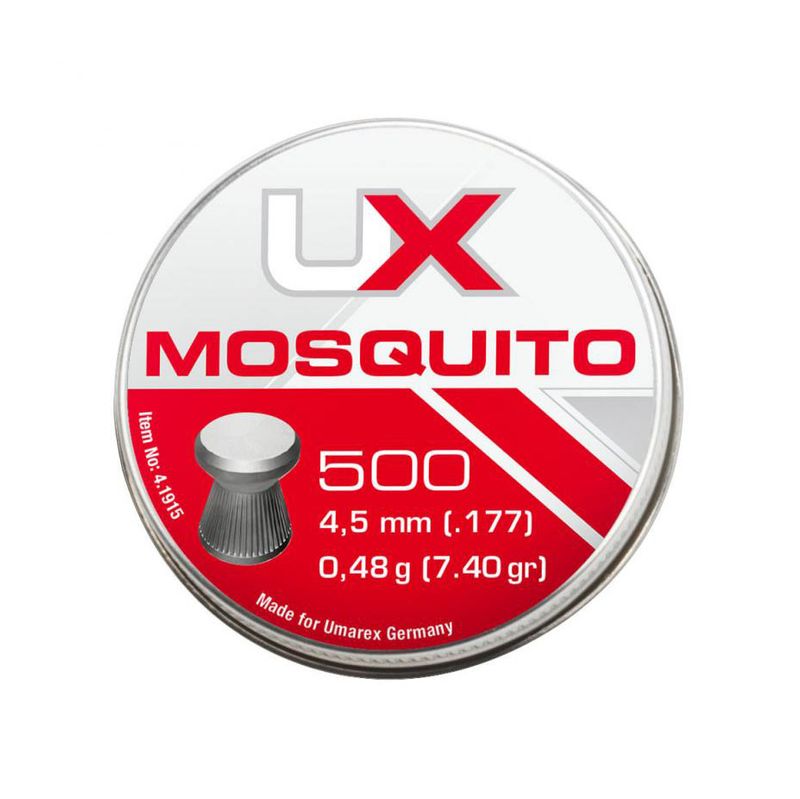 Funstuff är ledande distributör av bl.a. följande produkt - Umarex Mosquito 4,5mm 500st