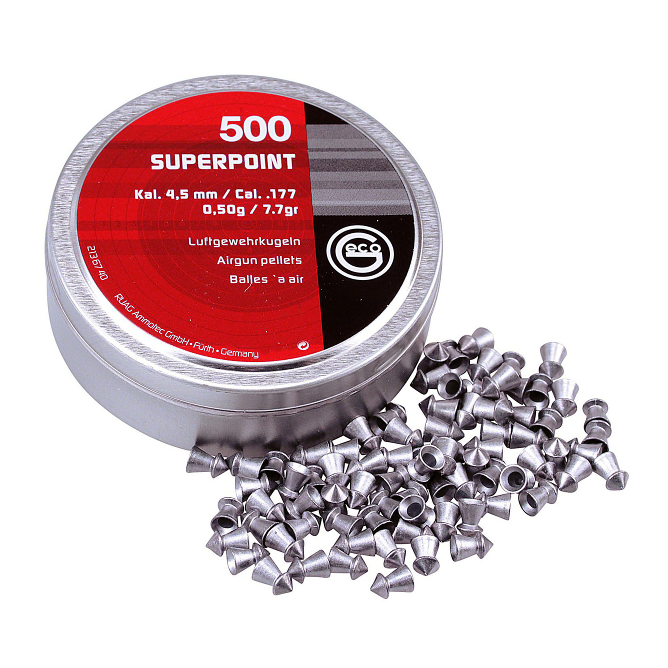 Geco S-Point – 4,5mm / 0,50g / 500st
