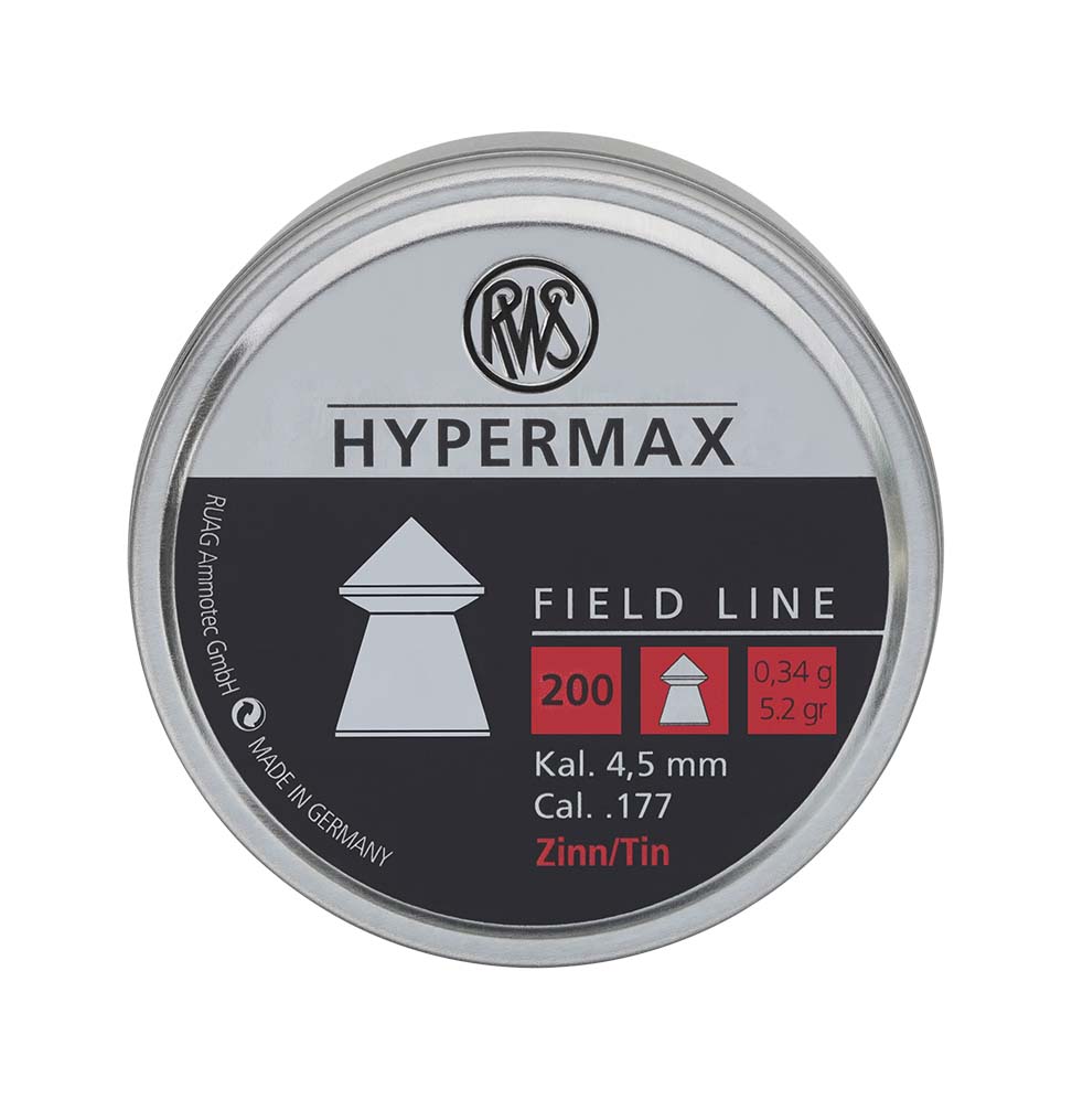 RWS Hypermax – 4,5mm / 0,34g / 200st