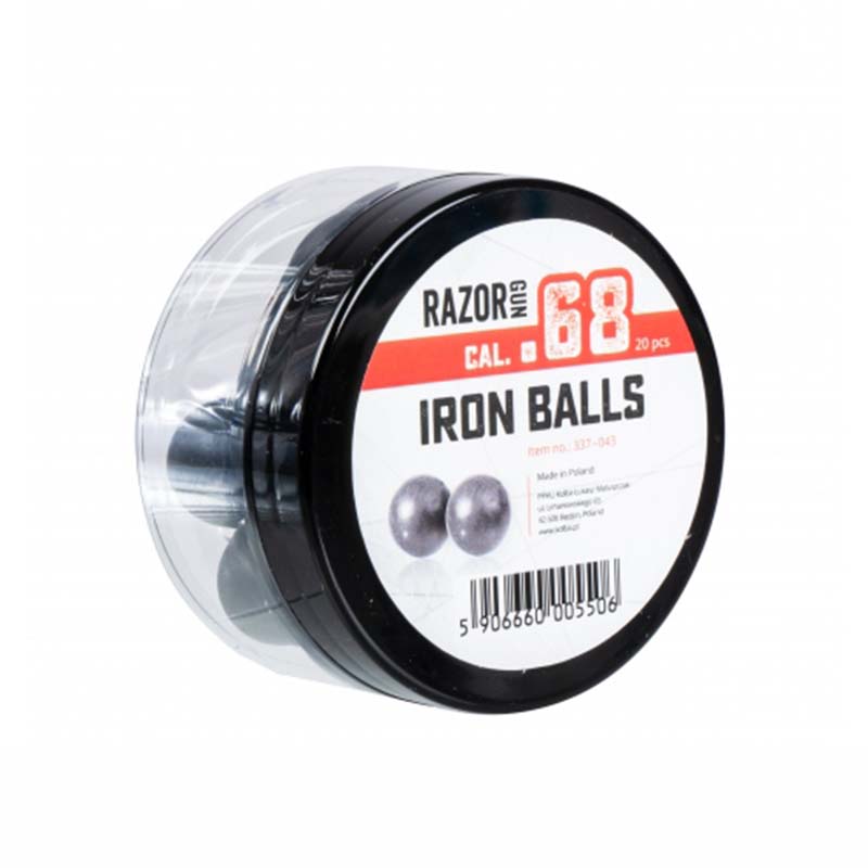 RazorGun Iron Balls .68 – 20st
