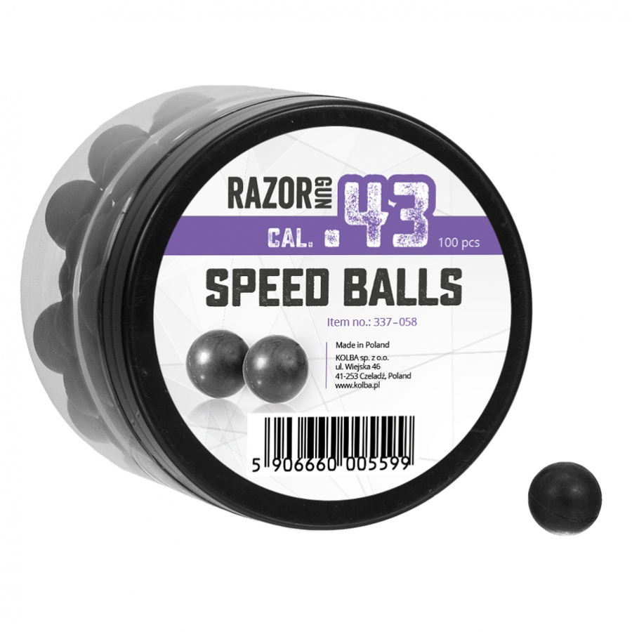 RazorGun Speed Balls .43 – 100st